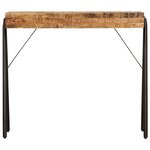 vidaXL Table console Bois de manguier massif 80x40x75 cm