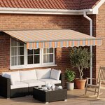 vidaXL Auvent rétractable électrique 3 x 2 5 m