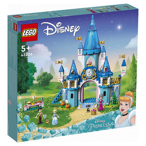 LEGO® Disney Princess™ : Château de Cendrillon et Prince Charmant - Set de Jeu Magique 43206