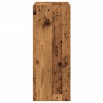 vidaXL Bibliothèque vieux bois 60x30x77 cm bois d'ingénierie