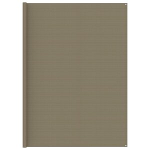 vidaXL Tapis de tente 300x600 cm Taupe