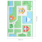 vidaXL Tapis imprimé Multicolore 160x230 cm Tissu