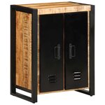 vidaXL Buffet 55x35x70 cm bois de manguier brut massif