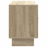 vidaXL Meuble TV 102 x 34 5 x 50 cm Chêne Sonoma Bois d'ingénierie