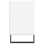 vidaXL Meuble TV blanc 69 5 x 30 x 50 cm bois d'ingénierie