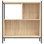 vidaXL Bibliothèque chêne sonoma 72x28x77 5 cm bois d'ingénierie