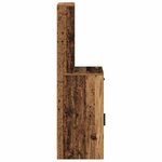vidaXL Haut Armoire Bois ancien 40 x 40 5 x 135 cm Bois d'ingénierie