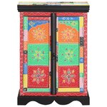 Table console vidaXL Multicolore 50x30x75 cm en bois de mangue massif