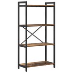 vidaXL Bibliothèque Bois ancien 60 x 30 x 118 cm Bois d'ingénierie