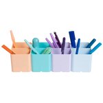 Pot à crayon EXACOMPTA PEN-CUBE corail