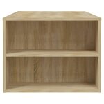 vidaXL Table basse chêne sonoma 102x55x42 cm bois d'ingénierie