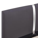 vidaXL Cadre de lit Gris Similicuir 140x200 cm