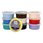 Set 10 pâtes à modeler Silk Clay - Couleurs basiques 40 g