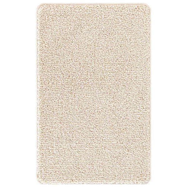 vidaXL Tapis de bain antidérapant Crème 50 x 80 cm PP
