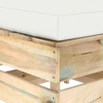 vidaXL Salon de jardin 4 Pièces avec coussins vert bois imprégné