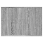 vidaXL Meuble de bac à litière pour chat sonoma gris bois d'ingénierie