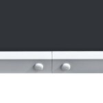 vidaXL Table de jardin 150x90x74 cm Noir Acier