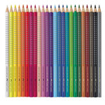 étui en métal de 24 crayons de couleur Colour GRIP FABER-CASTELL