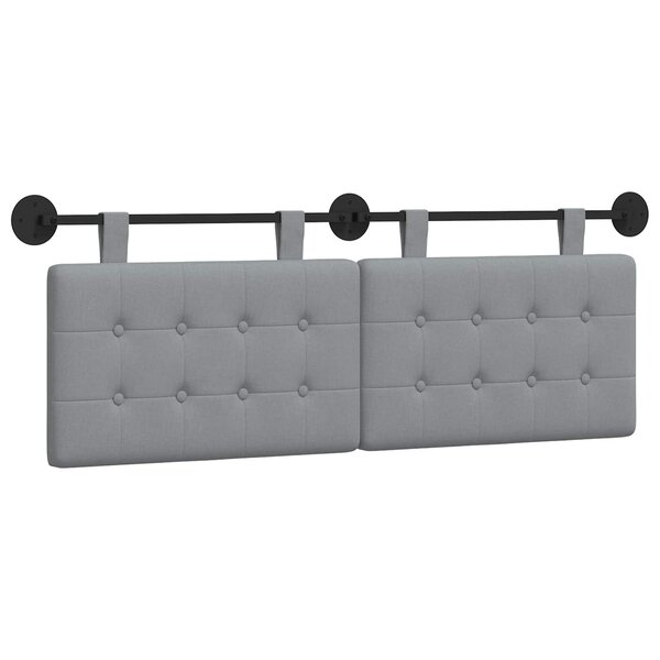 vidaXL Tête de lit suspendue Tissu