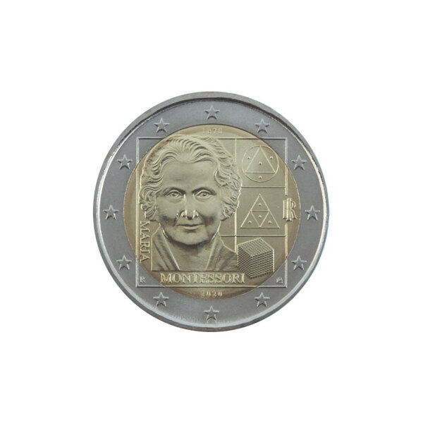 Italie 2020 - 2 euro commémorative montessori