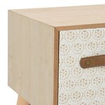 Vidaxl meuble tv avec 6 tiroirs 130 x 30 x 40 cm bois de pin massif