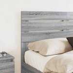 vidaXL Tête de lit Gris Sonoma 120 cm Bois d'ingénierie