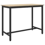 vidaXL table Chêne Sonoma 100 x 50 x 76 5 cm