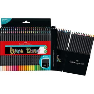 Crayon de couleur Black Edition étui de 50 FABER-CASTELL
