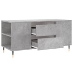 vidaXL Table basse gris béton 102x44 5x50 cm bois d'ingénierie