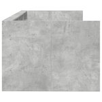 vidaXL Lit de jour avec tiroirs sans matelas gris béton 90x190 cm