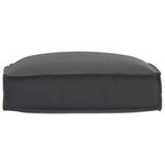 vidaXL Coussin pour assise de palette Noir 50 x 50 x 12 cm