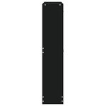 vidaXL Armoire à chaussures Noir 59x17x81 cm Bois d'ingénierie