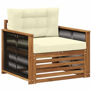vidaXL Sofa de milieu extérieur Naturel