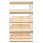 vidaXL Casier à bouteilles pour 20 bouteilles Pinède solide