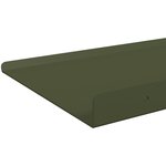 vidaXL Étagère flottante 4 Pièces Vert olive 30 x 18 x 2 5 cm Acier