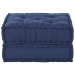 vidaXL Canapé modulaire Indigo 70 x 70 x 36 cm tissu