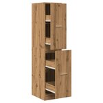 vidaXL Armoire d'apothicaire chêne artisanal bois d'ingénierie