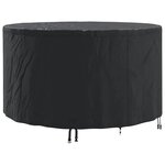vidaXL Housse pour mobilier d'extérieur 157 x 157 x 85 cm Tissu 420D