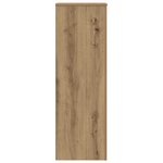 vidaXL Support pour plantes 33x33x100 cm bois d'ingénierie