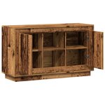 vidaXL Buffet vieux bois 102x35x60 cm bois d'ingénierie
