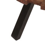 vidaXL Tables basses 2 Pièces bois massif récupéré et fer