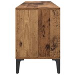 vidaXL Meuble TV Bois ancien 150 x 30 x 44.5 cm Bois d'ingénierie