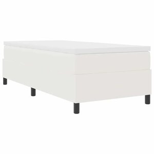 vidaXL Lit à ressorts Crème et Blanc 90 x 190 cm
