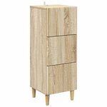 vidaXL Armoire à tiroirs Chêne Sonoma 33 x 34 5 x 90 cm