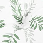 vidaXL Coussin rond à motif de feuilles Ø 100 x11 cm tissu oxford
