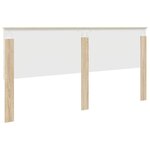 vidaXL Tête de lit Chêne Sonoma 200 cm Bois d'ingénierie