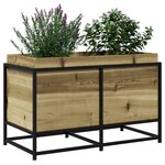 vidaXL Jardinière 80x40x50 cm bois de pin imprégné