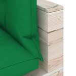 Vidaxl salon de jardin palette 8 pièces avec coussins bois de pin