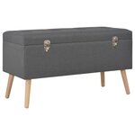 Tabourets de rangement 3 pièces tissu gris foncé 02_0021224