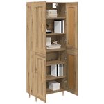 vidaXL Haut Armoire Chêne artisanal 69 5 x 34 x 180 cm